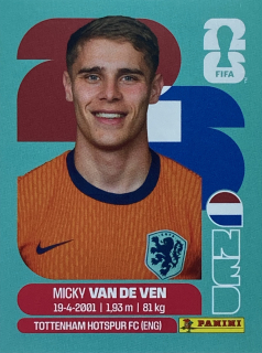 2026 FIFA World Cup Stickers #NED04 Micky van de Ven