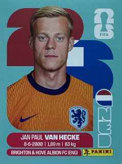 2026 FIFA World Cup Stickers #NED09 Jan Paul van Hecke