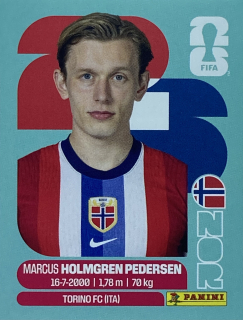 2026 FIFA World Cup Stickers #NOR06 Marcus Holmgren Pedersen