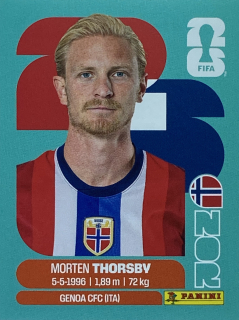 2026 FIFA World Cup Stickers #NOR09 Morten Thorsby