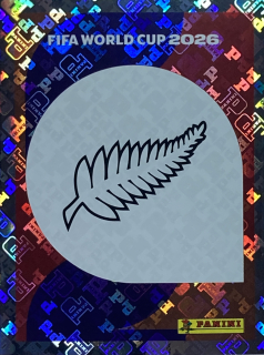2026 FIFA World Cup Stickers #NZL01 Team Logo - FOIL