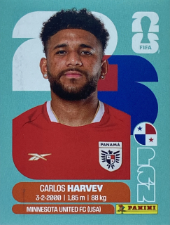 2026 FIFA World Cup Stickers #PAN15 Carlos Harvey