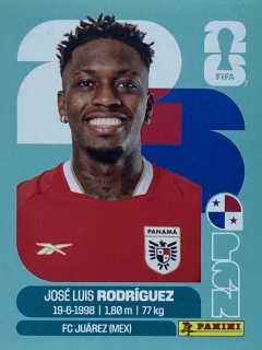 2026 FIFA World Cup Stickers #PAN19 José Luis Rodríguez