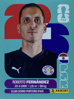 2026 FIFA World Cup Stickers #PAR02 Roberto Fernández