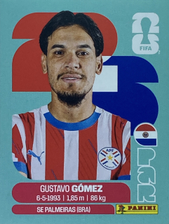 2026 FIFA World Cup Stickers #PAR04 Gustavo Gómez