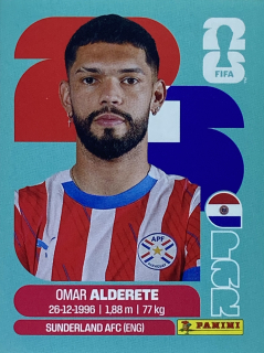 2026 FIFA World Cup Stickers #PAR07 Omar Alderete