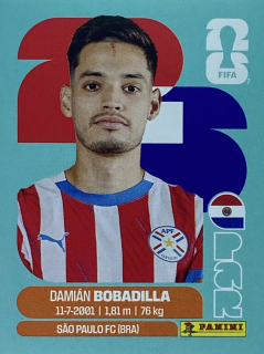 2026 FIFA World Cup Stickers #PAR11 Damián Bobadilla