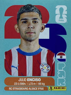 2026 FIFA World Cup Stickers #PAR15 Julio Enciso