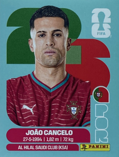 2026 FIFA World Cup Stickers #POR05 João Cancelo