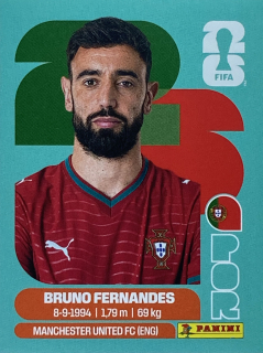 2026 FIFA World Cup Stickers #POR10 Bruno Fernandes