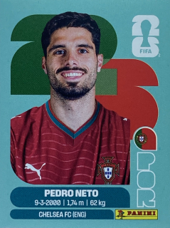 2026 FIFA World Cup Stickers #POR19 Pedro Neto