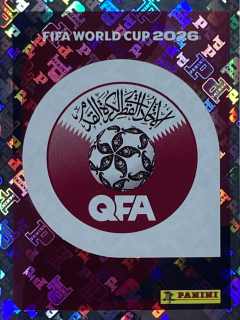 2026 FIFA World Cup Stickers #QAT01 Team Logo - FOIL