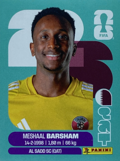 2026 FIFA World Cup Stickers #QAT02 Meshaal Barsham