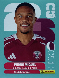 2026 FIFA World Cup Stickers #QAT07 Pedro Miguel