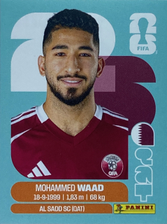 2026 FIFA World Cup Stickers #QAT14 Mohammed Waad