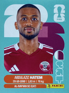 2026 FIFA World Cup Stickers #QAT15 Abdulaziz Hatem