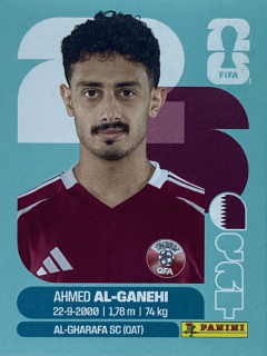 2026 FIFA World Cup Stickers #QAT19 Ahmed Al-Ganehi