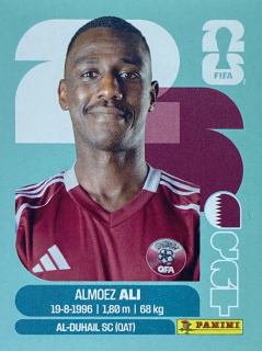 2026 FIFA World Cup Stickers #QAT20 Almoez Ali