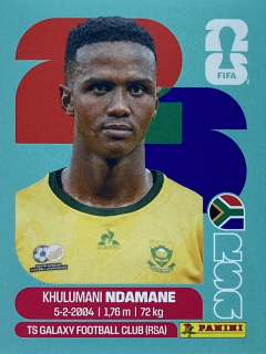 2026 FIFA World Cup Stickers #RSA07 Khulumani Ndamane