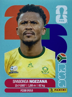 2026 FIFA World Cup Stickers #RSA08 Siyabonga Ngezana