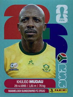 2026 FIFA World Cup Stickers #RSA09 Khuliso Mudau