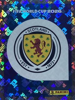 2026 FIFA World Cup Stickers #SCO01 Team Logo - FOIL