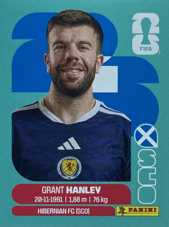2026 FIFA World Cup Stickers #SCO10 Grant Hanley