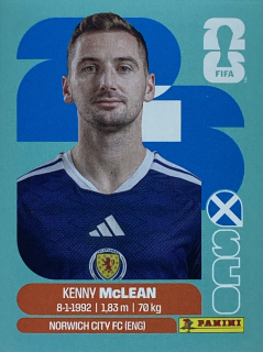 2026 FIFA World Cup Stickers #SCO16 Kenny McLean
