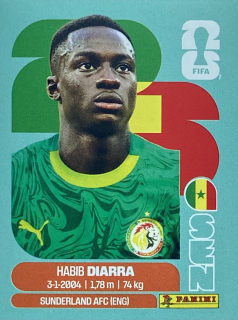 2026 FIFA World Cup Stickers #SEN12 Habib Diarra