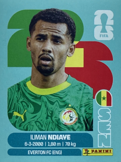 2026 FIFA World Cup Stickers #SEN18 Iliman Ndiaye