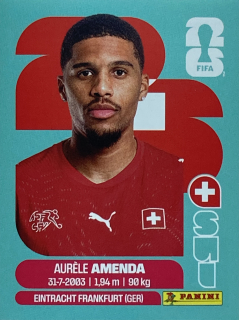 2026 FIFA World Cup Stickers #SUI07 Aurèle Amenda