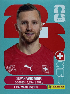 2026 FIFA World Cup Stickers #SUI08 Silvan Widmer