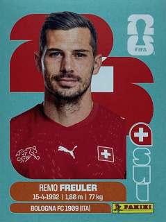 2026 FIFA World Cup Stickers #SUI11 Remo Freuler