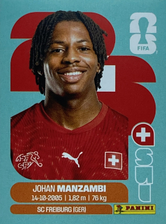 2026 FIFA World Cup Stickers #SUI15 Johan Manzambi