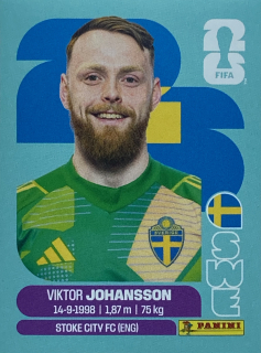 2026 FIFA World Cup Stickers #SWE02 Viktor Johansson