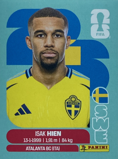 2026 FIFA World Cup Stickers #SWE03 Isak Hien