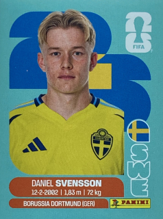 2026 FIFA World Cup Stickers #SWE14 Daniel Svensson
