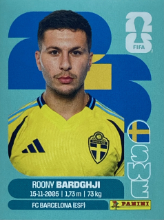2026 FIFA World Cup Stickers #SWE16 Roony Bardghji