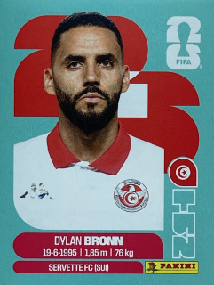 2026 FIFA World Cup Stickers #TUN08 Dylan Bronn