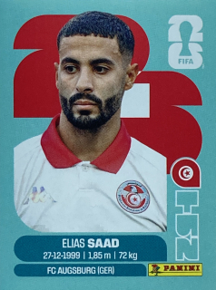 2026 FIFA World Cup Stickers #TUN16 Elias Saad