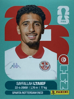 2026 FIFA World Cup Stickers #TUN19 Sayfallah Ltaief