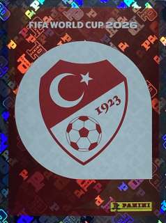 2026 FIFA World Cup Stickers #TUR01 Team Logo - FOIL