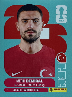 2026 FIFA World Cup Stickers #TUR07 Merih Demiral