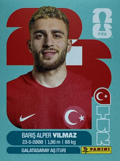 2026 FIFA World Cup Stickers #TUR18 Barış Alper Yılmaz