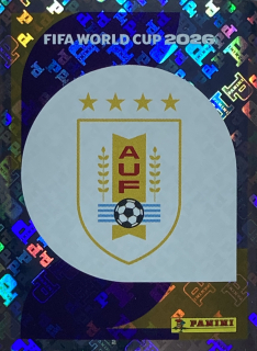2026 FIFA World Cup Stickers #URU01 Team Logo - FOIL