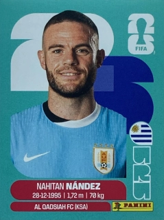 2026 FIFA World Cup Stickers #URU09 Nahitan Nández