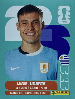 2026 FIFA World Cup Stickers #URU14 Manuel Ugarte