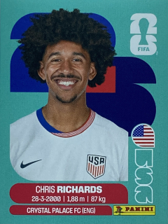 2026 FIFA World Cup Stickers #USA03 Chris Richards