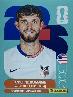 2026 FIFA World Cup Stickers #USA09 Tanner Tessmann