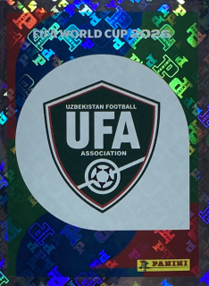2026 FIFA World Cup Stickers #UZB01 Team Logo - FOIL